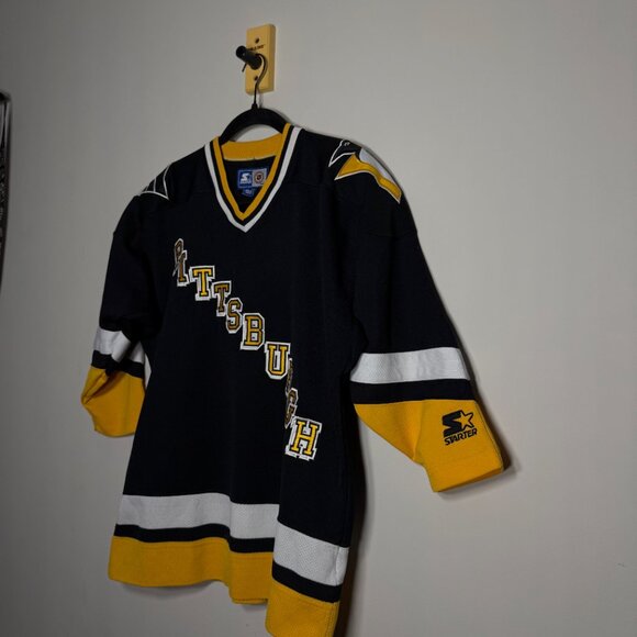 Vintage 90's Pittsburgh Penguins Starter Hockey Jersey - Picture 3 of 5